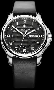 Swiss Army Officer S Watch Mens Victorinox Swiss Army Officers Leather Strap Watch 241549 With 59 Victorinox Swiss Army Watches Army Watches Victorinox Watches