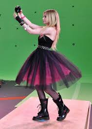 Avril Lavigne Black Star Avril Lavigne Style Tutu Dress Avril Lavigne