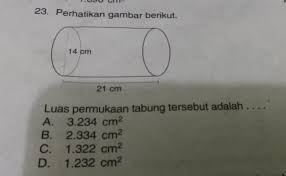 Maybe you would like to learn more about one of these? Luas Permukaan Tabung Tersebut Adalah Brainly Co Id