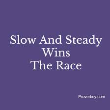 The hare cut corners, cheated and blamed the system in. Slow And Steady Wins The Race Proverbsy
