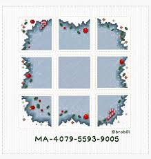 Animal crossing new horizons qr designs created by @celestefleurs ✿. Acnh Christmas Designs Costumes Best Xmas Path Cloth Custom Design Codes In Animal Crossing New Horizons