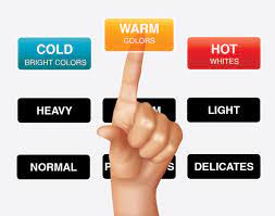 Cold water washing will not make clothes bleed color like hot water will. Temperature Guide Wash