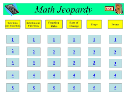 Add and subtract integers, players will strive to match expressions to their answers by first solving each problem. Opening Screen Math Jeopardy Press F5 To Start Game Ppt Video Online Download