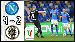Head to head statistics and prediction, goals, past matches, actual form for serie a. Ssc Napoli 4 2 Spezia Calcio Highlights Coppa Italia Youtube