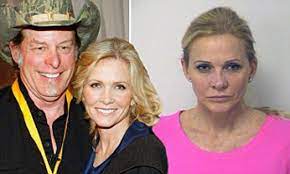 At the age of 72 years old, ted nugent has a high standing of 1.83 m. Ted Nugent S Wife Shemane Arrested For Bringing Gun Into Airport Terminal Daily Mail Online