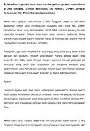 Mari kita belajar sejarah sejarah tingkatan 4 bab 10 dasar british dan kesannya terhadap ekonomi negara bab british. Sejarah Kertas 3 Contoh Jawapan Tingkatan 4 5 Spm 2021