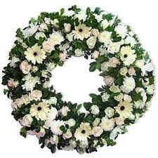 Buy online and express your condolence with. Funeral Flowers For Condolences Sympathy Wreaths White Roses Wreath To India