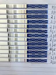 Letrozole 7 5 Mg Ovidrel Trigger Shot Testing Out Progression On Pregmate Strips I Feel Like It S Getting Darker 11dpt And This Evenings Line Had Pink Again And Was A Seemed Like