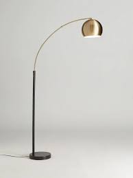 John Lewis Partners Hector Floor Lamp Antique Brass Black Floor Lamp Brass Floor Lamps Living Room Antique Brass Floor Lamp