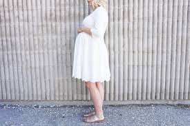 Check spelling or type a new query. White Scalloped Maternity Dress