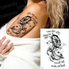 I love the detail involved in this tattoo design. Temporary Tattoos Pirate Tattoo Anchor Compass Tattoo Long Lasting Tatoo Sticker Words 3d Boys Tattoo Men Arm Tatto Sleeves Boys Buy At The Price Of 0 99 In Aliexpress Com Imall Com