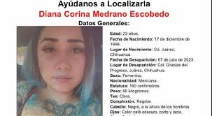 Buscan a Diana Medrano de 23 años, desapareció en Juárez