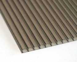Die rasenkante ist durch rötlichen cortenstahl begrenzt. Polycarbonat Bronze Stegplatten 730 X 1330 Mm 6mm Gewachshaus Garten Dachplatten Ebay