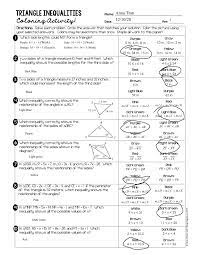 Gina wilson, the writer behind all things algebra® is very passionate about bringing you the best. Coloring Activity Geometry Triangle Inequalities