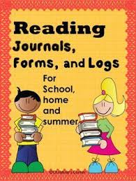 Reading Book Log Journal Recording Forms Classroom Home School Printables Book Log Reading Journal Student Reading