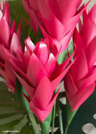 Tropical Paper Ginger Flower Lia Griffith Handmade Flowers Paper Ginger Flower Paper Flower Art