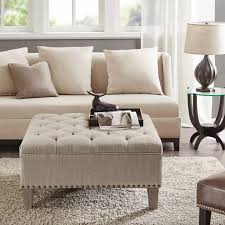 Helping sellers understand their audience. Lindsey Tufted Square Cocktail Ottoman Brown In 2021 Leather Cocktail Ottoman Large Square Ottoman Square Ottoman