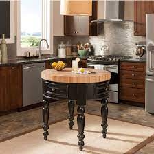 Shop our kitchen butcher block table selection from the world's finest dealers on 1stdibs. Jeffrey Alexander Round Petite Kitchen Island With Butcher Block Top 36inch Round Kitchen Island Portable Kitchen Island Kitchen Island With Butcher Block Top
