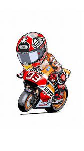 Animated Marc Marquez Iphone Wallpaper Sepeda Motor Motor Regarding Amazing Cartoon Bikes Wallpapers Marc Marquez Moto Wallpapers Sepeda Motor