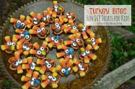 Here are some cute thanksgiving desserts that will impress your friends and family. Turkey Bites Fun Diy Thanksgiving Treats For Kids A Thrifty Mom Recipes Crafts Diy And More