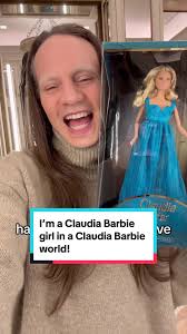I’m a Claudia Barbie girl in a Claudia Barbie world! Thank you @Claudia  Schiffer for this @barbie @Versace icon magic! #claudiaschiffer #barbie  #barbiegirl #barbiedoll