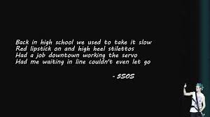 Quotes 5sos 5 Seconds Of Summer Wallpapers 5sos Lyrics Wallpaper Pc 1920x1080 Wallpaper Teahub Io Test your 5sos skills and see if you can guess what song these lyrics are from!