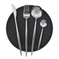 Klik pada gambar thumbail untuk mengunduh gambar ukuran penuh. Perak Makan Malam Pisau Garpu Sendok Makan Stainless Steel Sendok Garpu Set Cermin Perak Sendok Garpu Rumah Dapur Aksesoris Set Makan Aliexpress