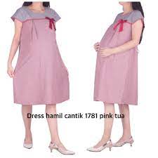 Banyak muslimah yang menyukai jenis gamis long dress jenis ini. Dress Hamil Nyaman Nh 1781 Bajuhamil Baju Hamil Shopee Indonesia