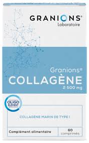 Prendre 2 ampoules de granions de chrome par jour diluées dans un peu d'eau, de préférence en dehors des repas. Granions Collagene 2500 Mg 60 Comprimes