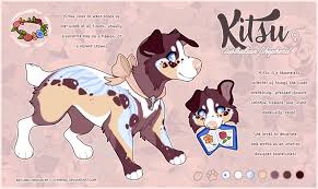 Oc Kitsu By C Chimera Dog Design Art Puppy Art Canine Art