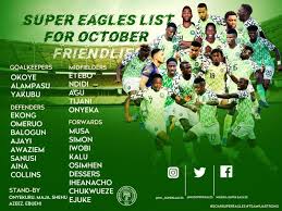 Jackie burrell is a former education and parenting reporter, experienced in issues around parenting you. Nigeria Coach Gernot Rohr Announces 25 Man Squad For Super Eagles Friendlies With Cote D Ivoire And Tunisia In Austria