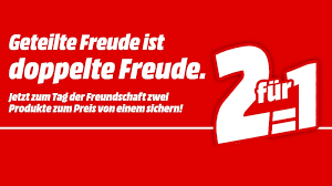 Doch gleich darauf erhält paula in der schnitte besuch von theo. 2 Fur 1 Aktion Bei Mediamarkt Tag Der Freundschaft