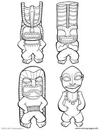 Learn about famous firsts in october with these free october printables. Tiki Gods Coloring Pages Printable