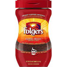 Learn about the number of calories and nutritional and diet information . Buy Folgers Instant Coffee Crystals Classic Roast 16 Ounce Online In Italy B07vx5sn2m