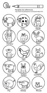 Los Animales Domesticos En Ingles Domestic Animals Vocabulary Reference Sheet Farm Animals In English Animal Worksheets Animals For Kids English Projects