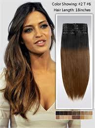 Two Tone Ombre Clip On Hair Extensions Uss161 Hair Styles Brown Ombre Hair Light Brown Ombre Hair