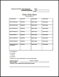 Classroom Behavior Ement Plan Template Charts For Middle