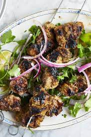 Spicy Grilled Pork With Fennel Cumin And Red Onion Recipe Recipe Pork Kebabs Pork Recipes Recipes