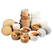 ODM/OEM Emballages Alimentaires Round Brown Tkraft Paper Packaging Bowl