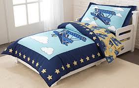 Young boys and girls will love being tucked in at night and dreaming of all the magical places they can fly away to. Kidkraft Toddler Airplane Bedding Set 4 Piece Pricepulse