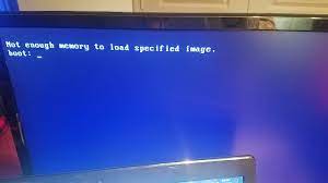 If the requested memory is not available, the system generates not enough memory to complete this operation message on your computer. Boot Not Enough Memory To Load Specified Image Ask Ubuntu