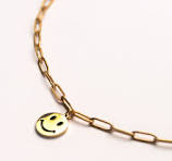 Gold Plated Smile Necklace