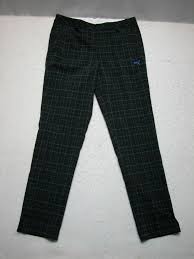 Black And Yellow Plaid Pants Mens Puma Cell Golf Pants Mens 34x32 Black Plaid Split Cuffs Measure 36x32 5 Euc Puma Golf Pants Blue Plaid Yellow Shorts