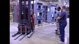Slow down when driving on wet or slippery floors. Operating Reach Trucks Safely Training Video Youtube