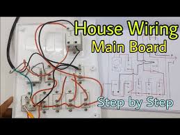 Electrical wiring is an electrical installation of cabling and associated devices such as switches, distribution boards, sockets, and light fittings in a structure. House Wiring Of Main Electrical Board Step By Step In Hindi Youtube