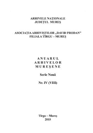 547 din 20 martie 2009. Calameo Anuarul Arhivelor Muresene 2015