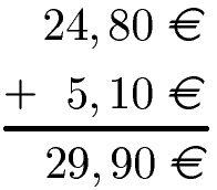 Euros und cents in der klasse 4. Rechnen Mit Geld