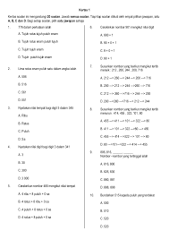 Soalan ujian pertengahan tahun 2017 bagi muzik tahun 2. Ujian Pertengahan Tahun Kertas 1 Matematik Tahun 2