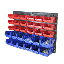 The packout modular storage system is hvac and electrical. 30 Tool Storage Bins Wall Mounted Parts Garage Workshop Tool Box Organiser Rack Unbranded