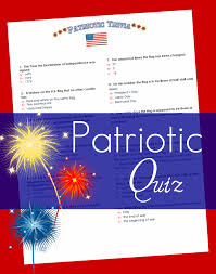 July 4th trivia questions independence day trivia. The Fourth Of July Patriot Quiz The Red Headed Hostess